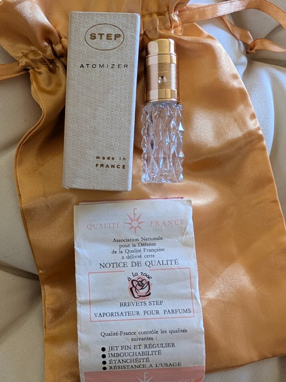 French Atomizer Vintage Step brand with papers